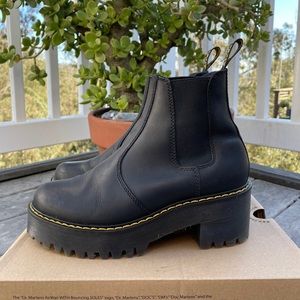 Dr. Martens Rometty Boot Black Burnished Wyoming